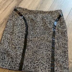 Rafaella Black and White A-Line Skirt